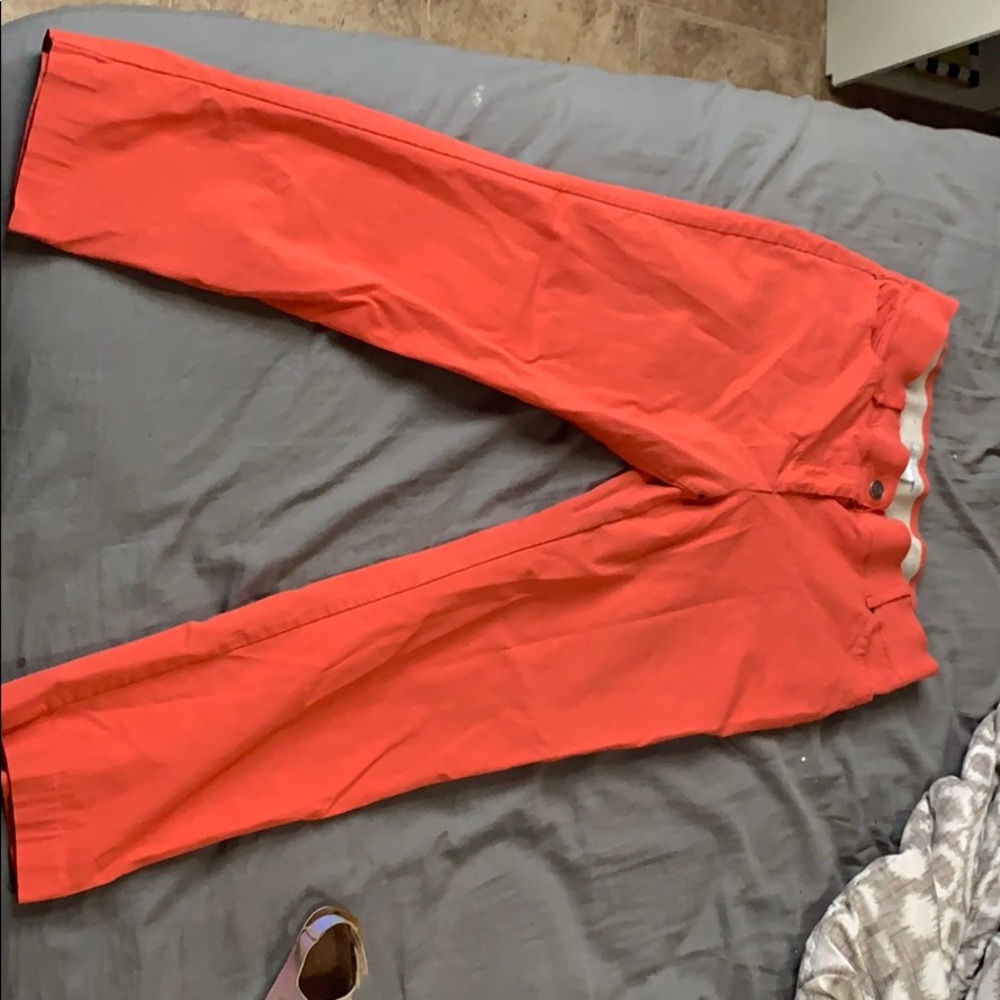 Linda Matthews Coral Straight Pants